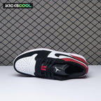 Jordan 1 Low Black Toe 553558-116 Unisex