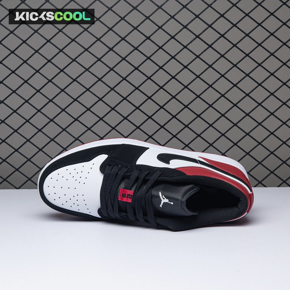Jordan 1 Low Black Toe 553558-116 Unisex