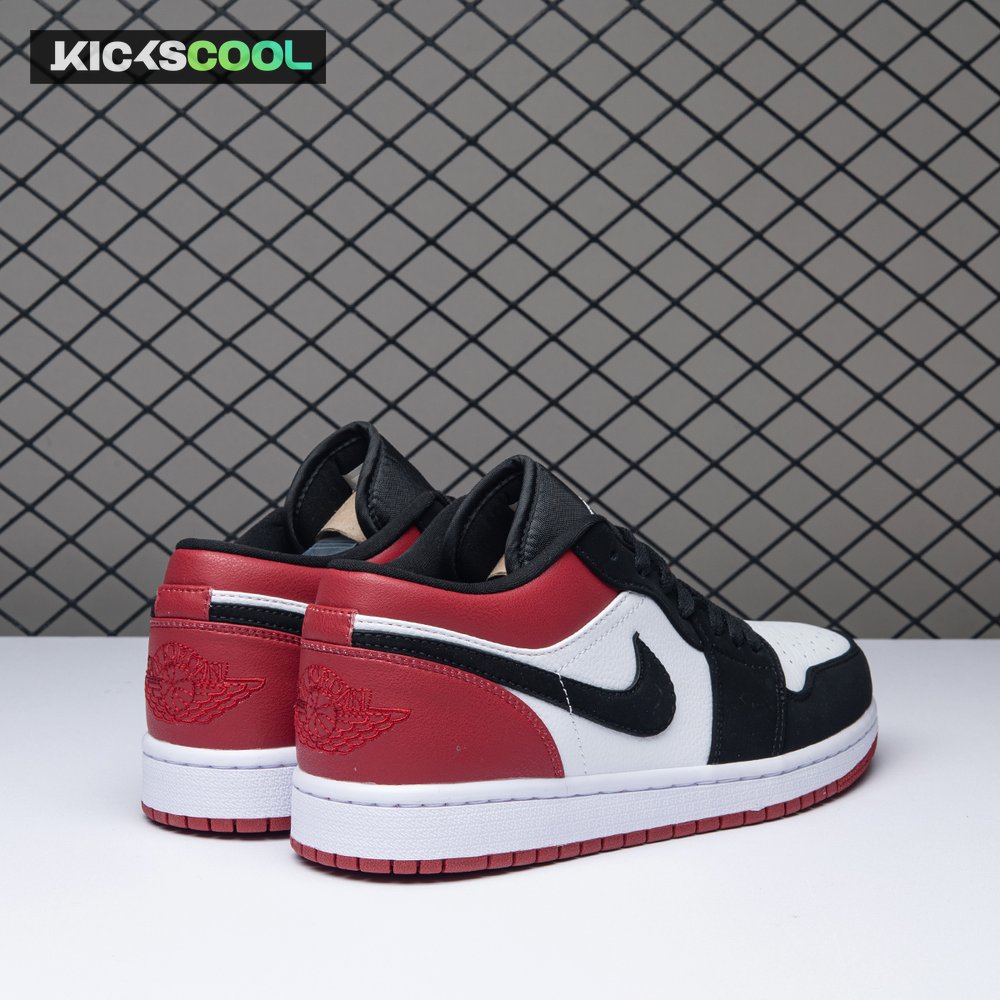 Jordan 1 Low Black Toe 553558-116 Unisex