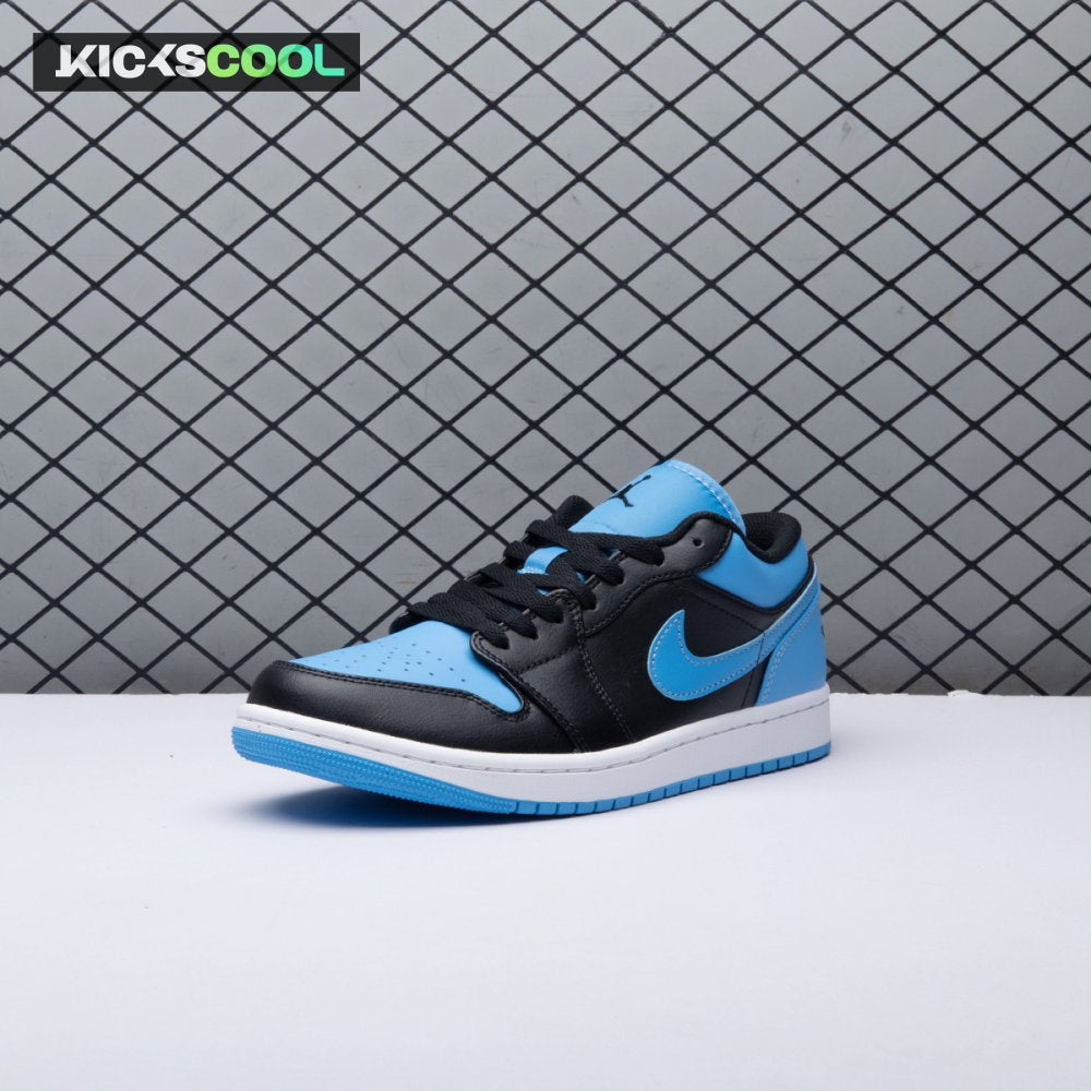 Jordan 1 Low Black University Blue 553558-041 Unisex