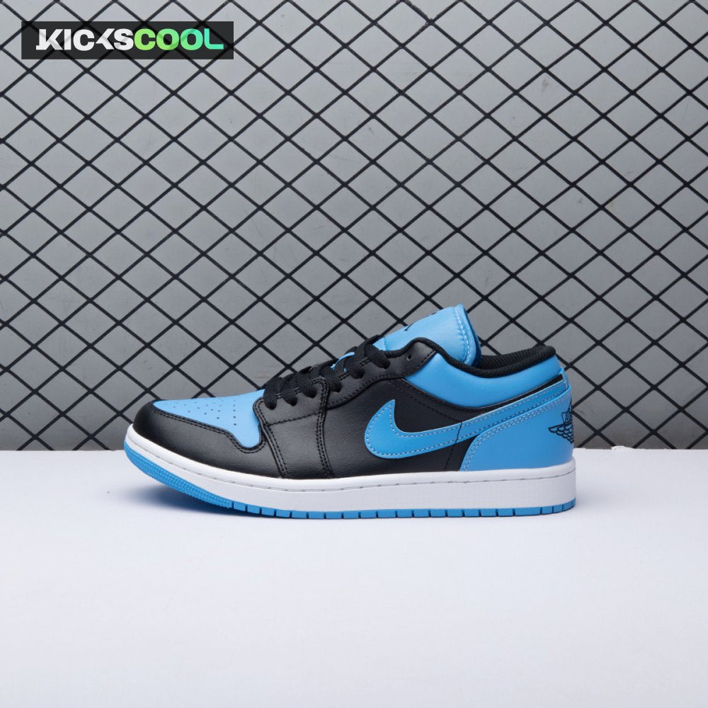 Jordan 1 Low Black University Blue 553558-041 Unisex