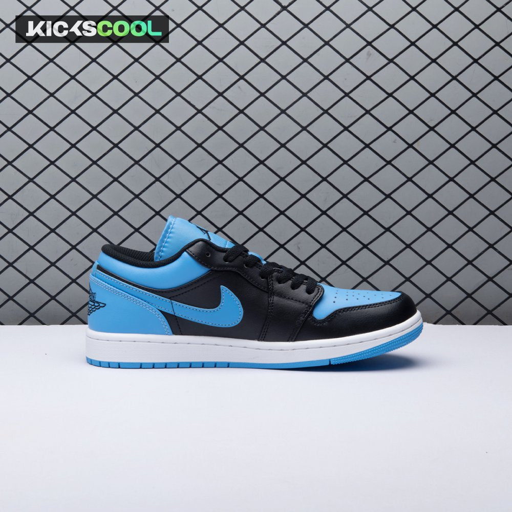 Jordan 1 Low Black University Blue 553558-041 Unisex