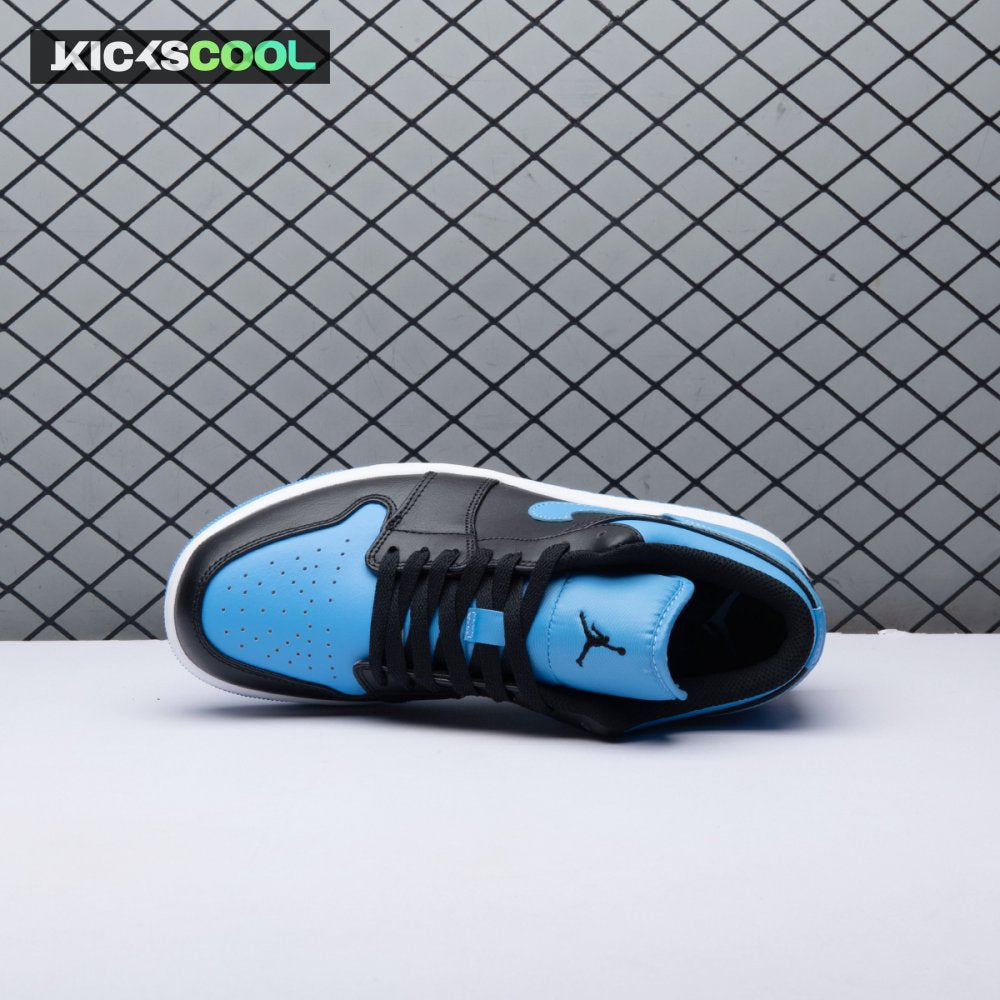 Jordan 1 Low Black University Blue 553558-041 Unisex