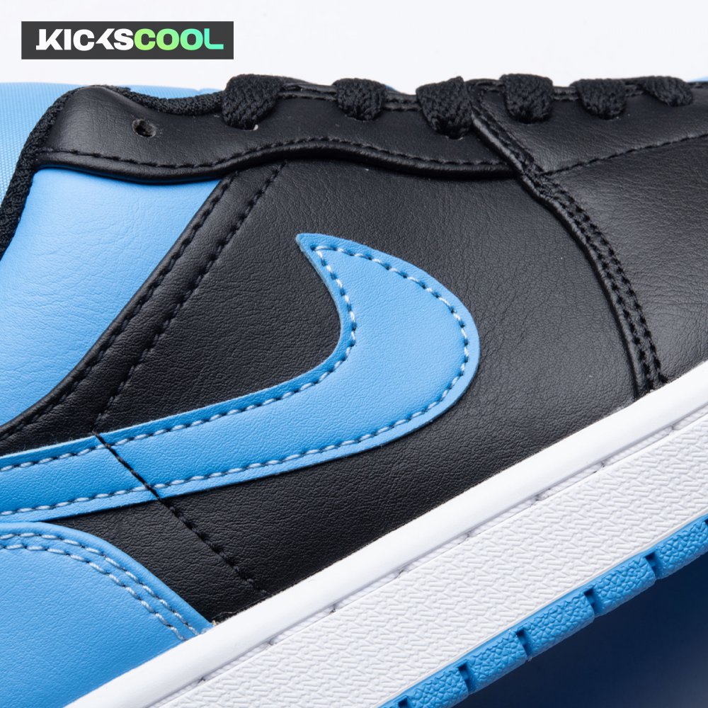 Jordan 1 Low Black University Blue 553558-041 Unisex