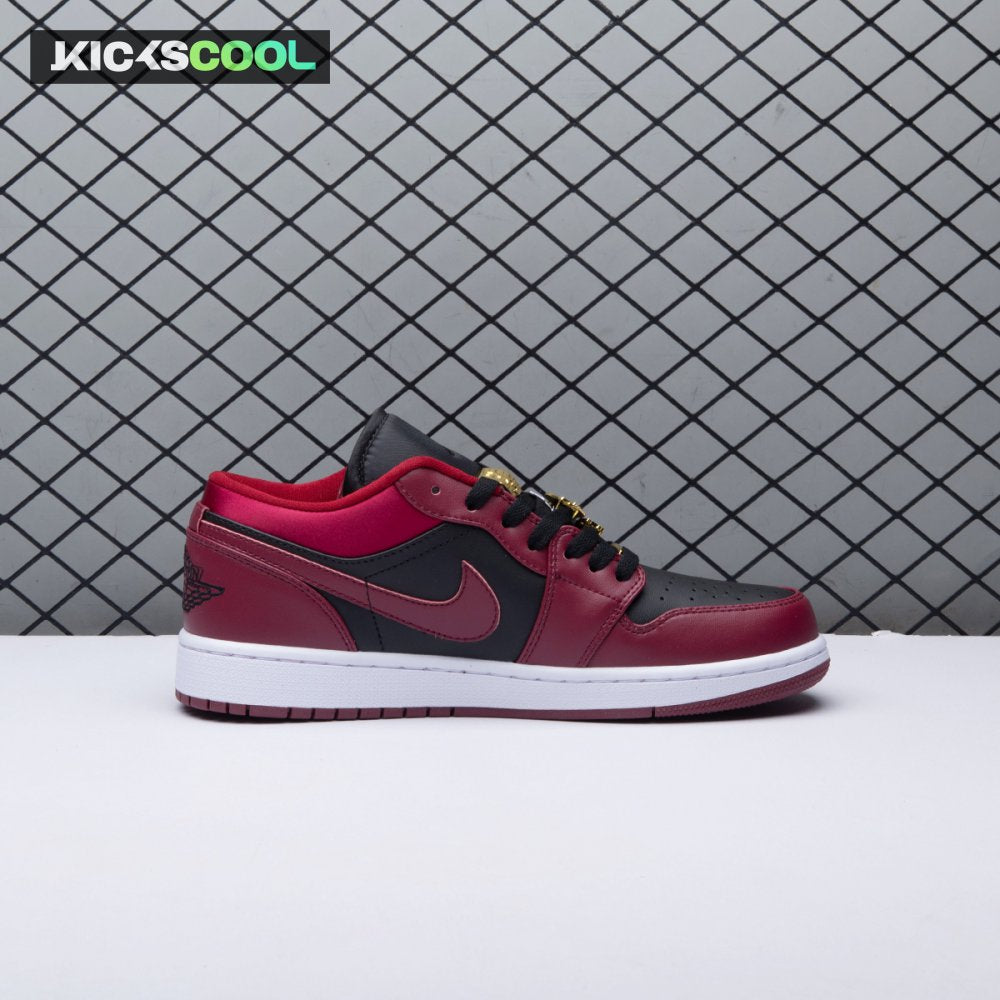 Jordan 1 Low Dark Beetroot Black DB6491-600 Unisex