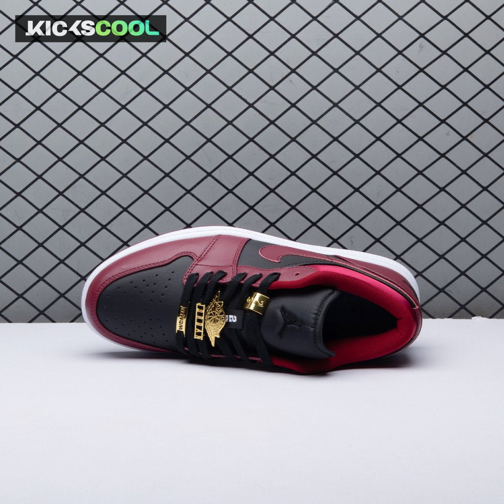 Jordan 1 Low Dark Beetroot Black DB6491-600 Unisex