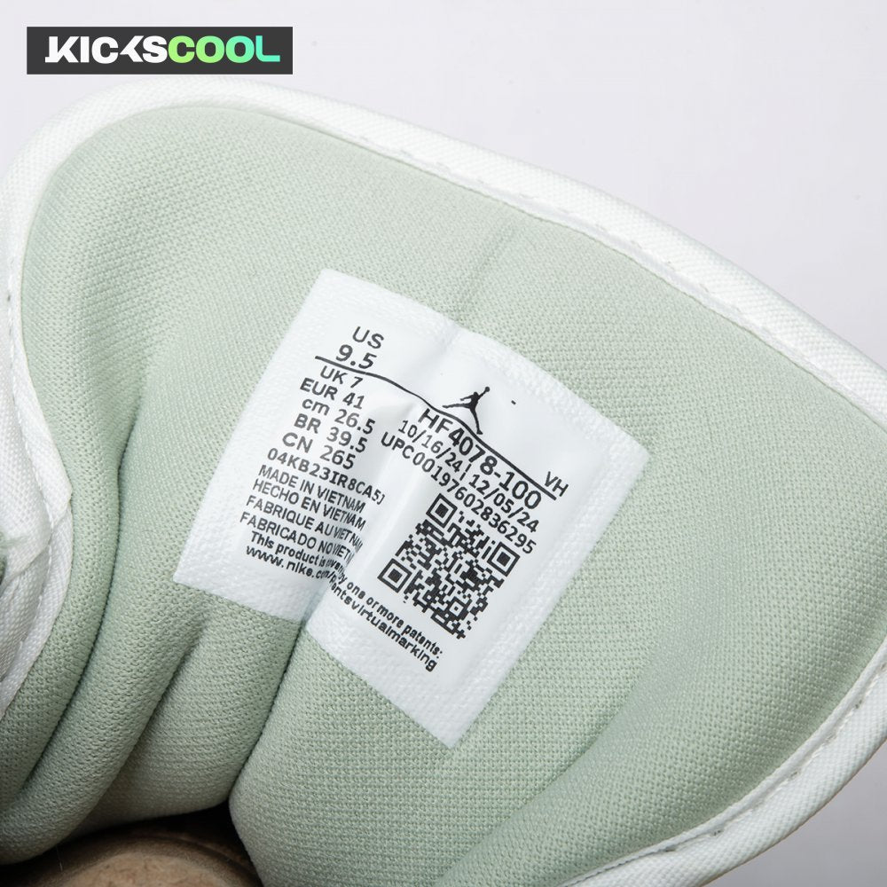 Jordan 1 Low Seafoam Sail HF4078-100 Unisex