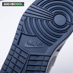 Jordan 1 Low Wolf Grey Midnight Navy 553558-141 Unisex