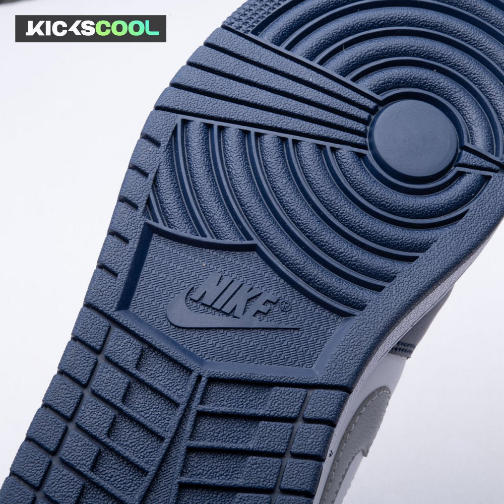 Jordan 1 Low Wolf Grey Midnight Navy 553558-141 Unisex