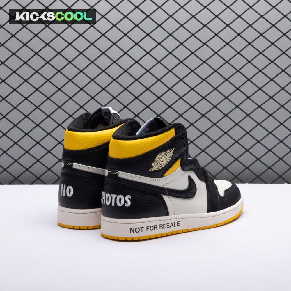 Jordan 1 Retro High Not for Resale Varsity Maize 861428-107 Unisex