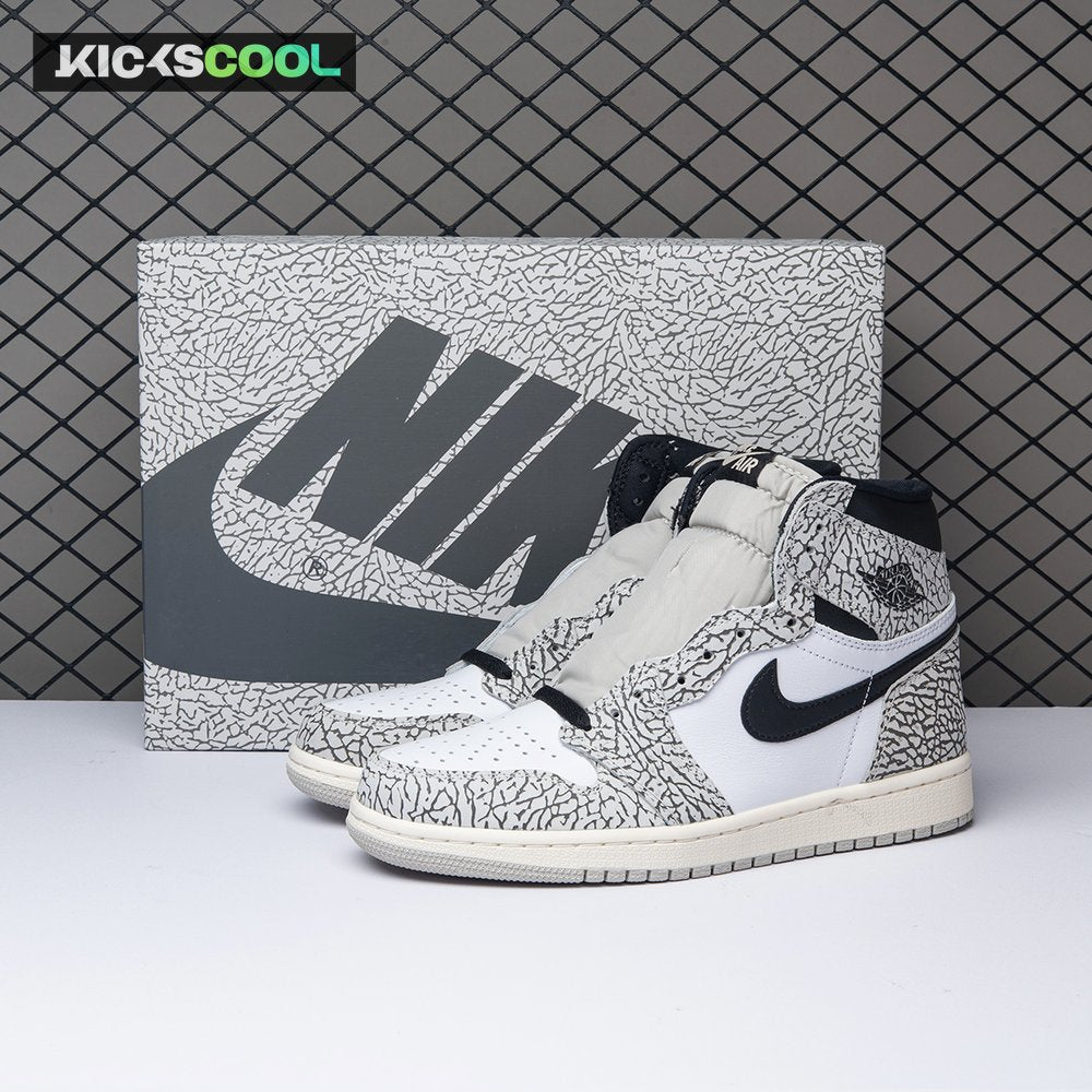 Jordan 1 Retro High OG White Cement DZ5485-052 Men's