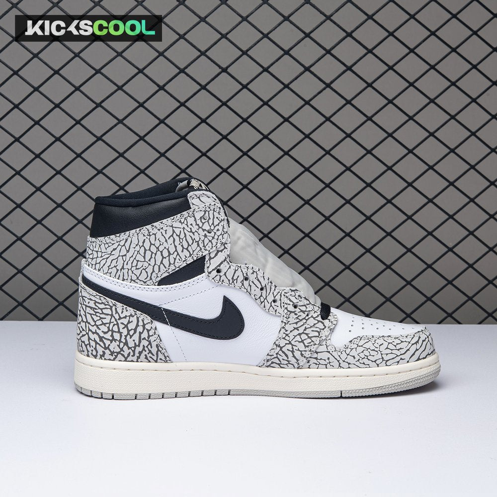 Jordan 1 Retro High OG White Cement DZ5485-052 Men's