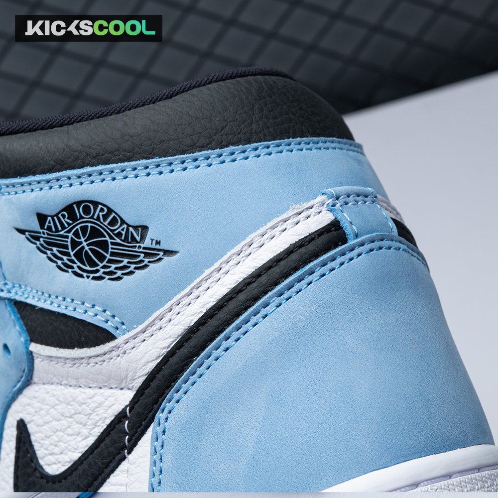 Jordan 1 Retro High White University Blue Black Unisex