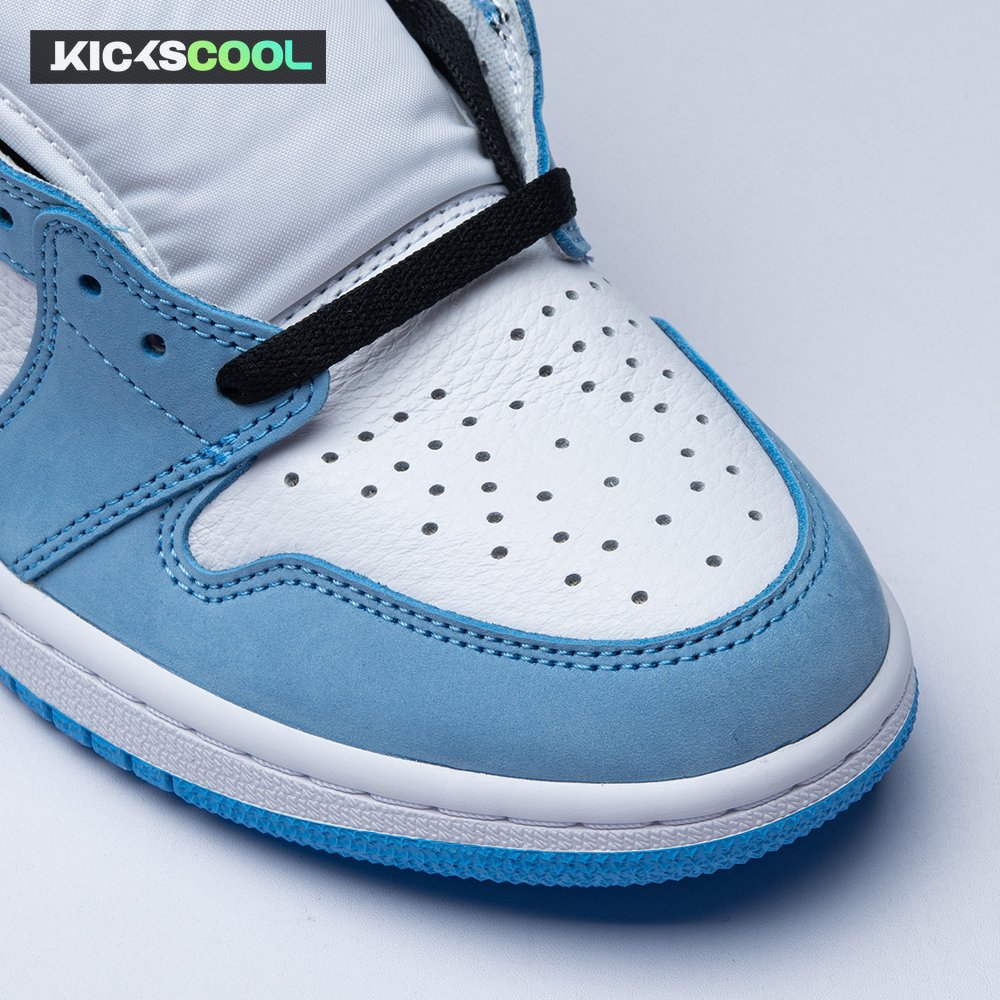 Jordan 1 Retro High White University Blue Black Unisex