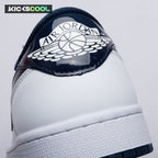Jordan 1 Retro Low '85 Metallic Blue FB9933-141 Unisex