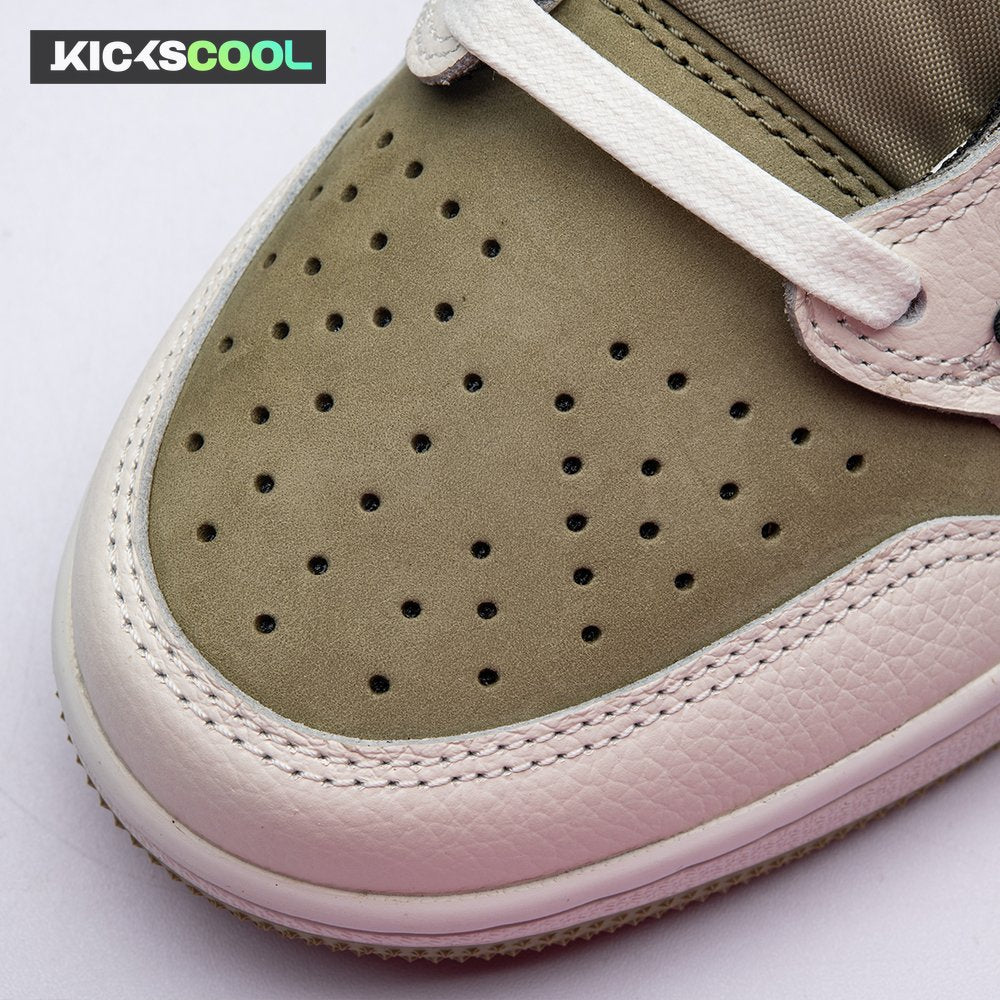 Jordan 1 Retro Low Golf Travis Scott Neutral Olive FZ3124-200 Unisex
