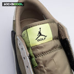 Jordan 1 Retro Low Golf Travis Scott Neutral Olive FZ3124-200 Unisex