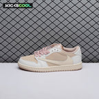 Jordan 1 Retro Low OG SP Travis Scott Sail Shy Pink DM7866-106 Unisex