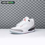Jordan 3 Retro Free Throw Line White Cement 923096-101 Men's