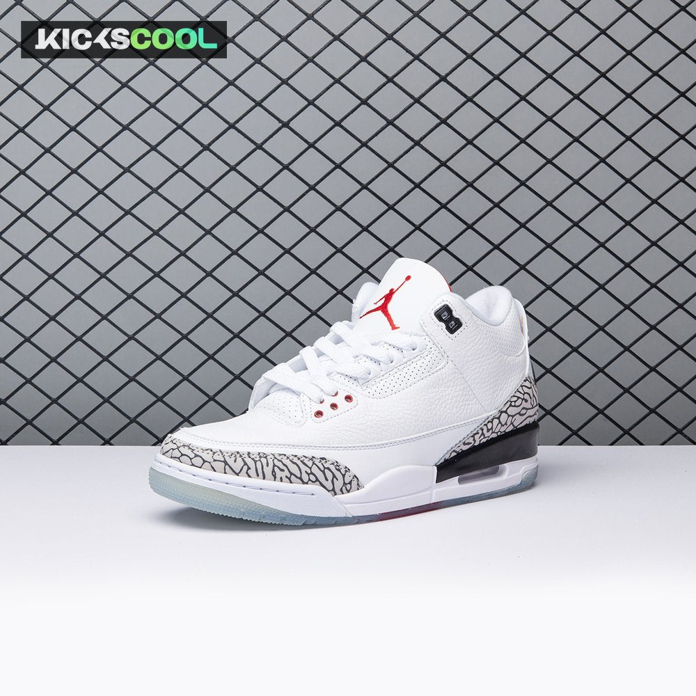 Jordan 3 Retro Free Throw Line White Cement 923096-101 Men's