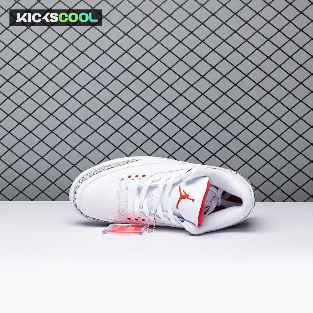 Jordan 3 Retro Free Throw Line White Cement 923096-101 Men's
