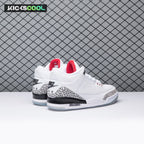 Jordan 3 Retro Free Throw Line White Cement 923096-101 Men's