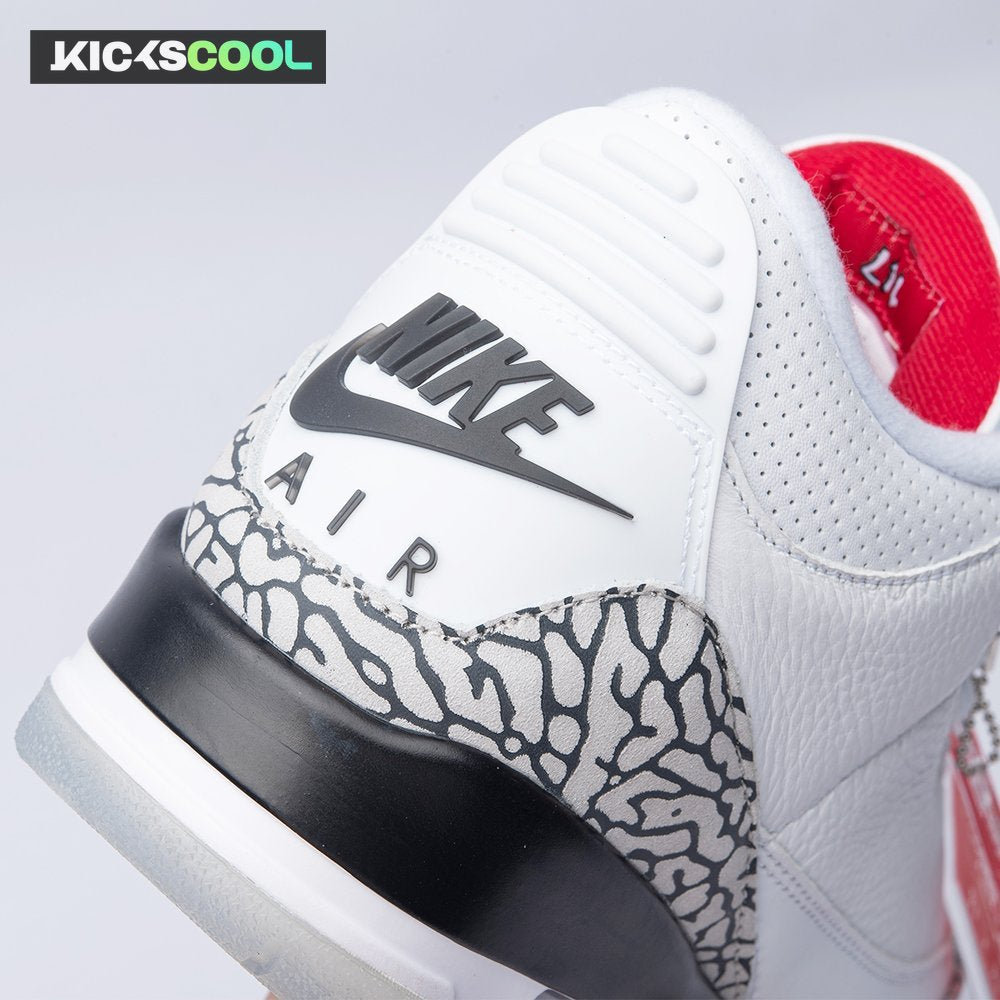 Jordan 3 Retro Free Throw Line White Cement 923096-101 Men's