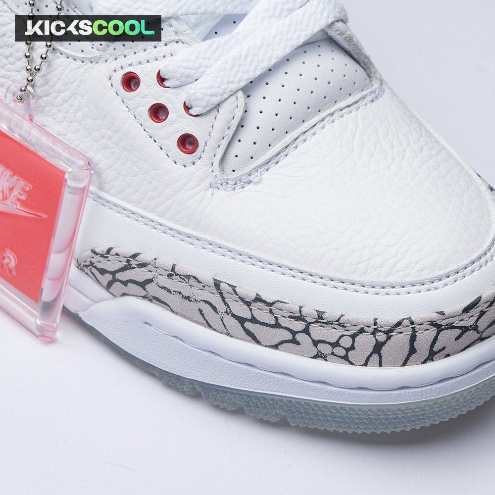 Jordan 3 Retro Free Throw Line White Cement 923096-101 Men's