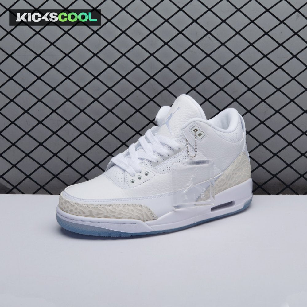 Jordan 3 Retro Pure White 136064-111 Unisex