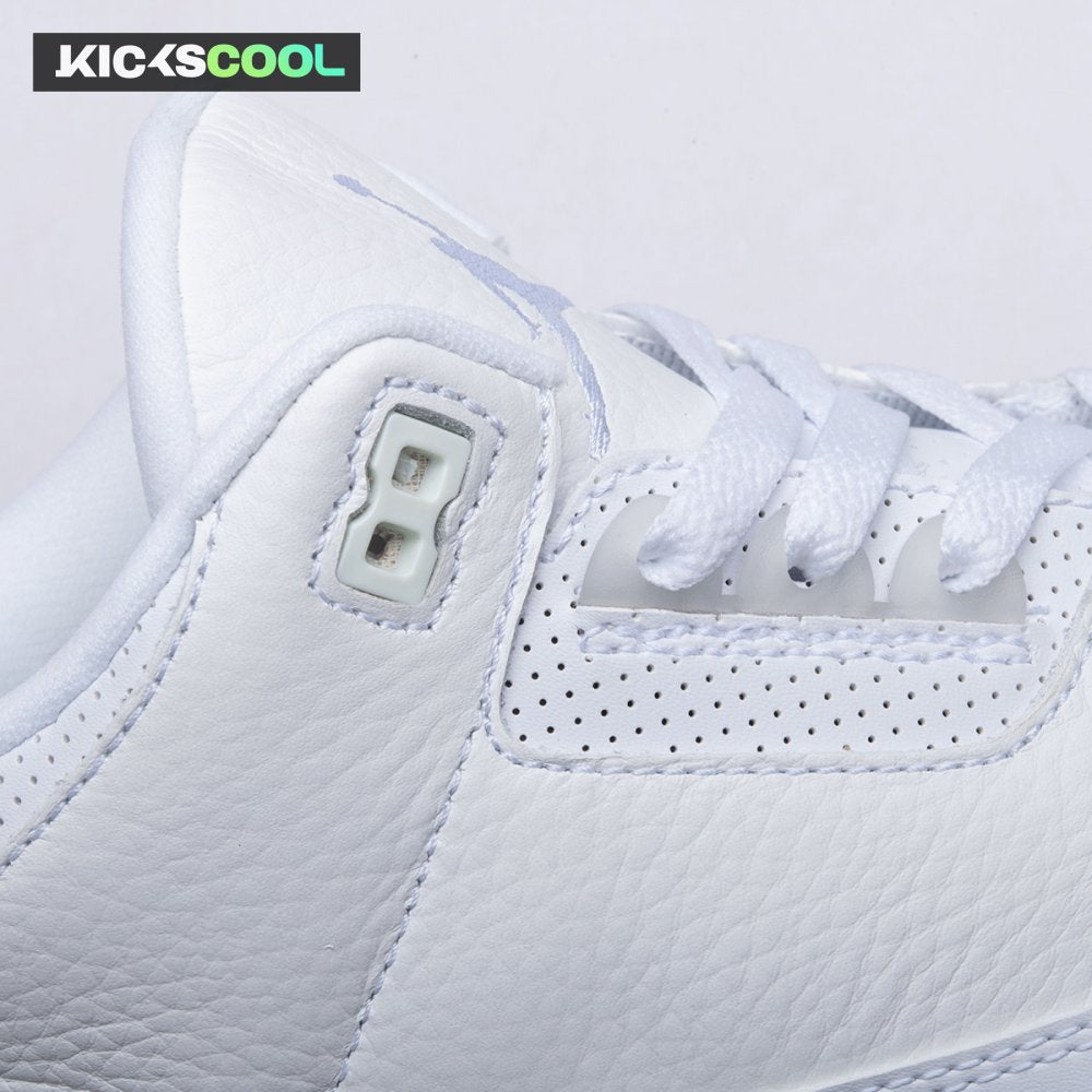 Jordan 3 Retro Pure White 136064-111 Unisex