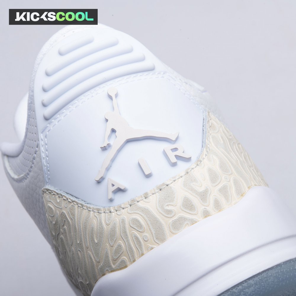Jordan 3 Retro Pure White 136064-111 Unisex