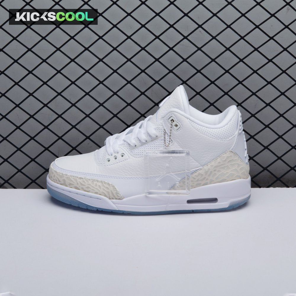 Jordan 3 Retro Pure White 136064-111 Unisex
