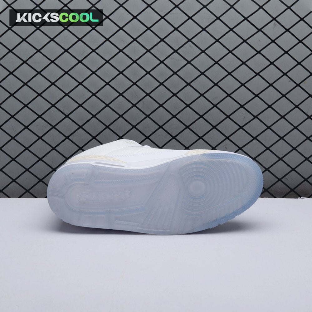 Jordan 3 Retro Pure White 136064-111 Unisex