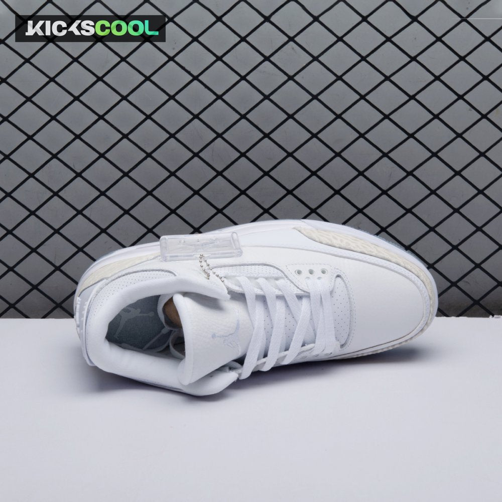 Jordan 3 Retro Pure White 136064-111 Unisex