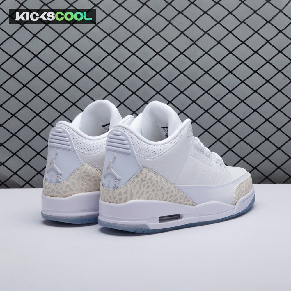 Jordan 3 Retro Pure White 136064-111 Unisex