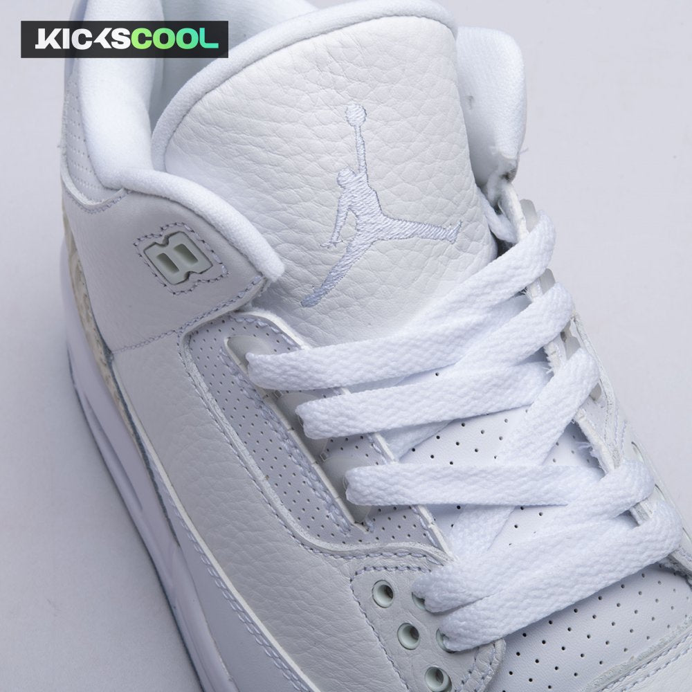 Jordan 3 Retro Pure White 136064-111 Unisex