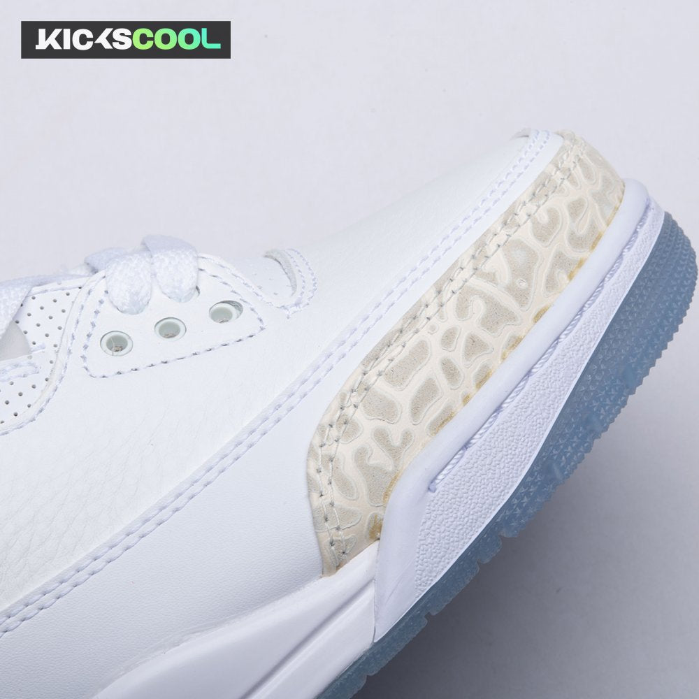 Jordan 3 Retro Pure White 136064-111 Unisex