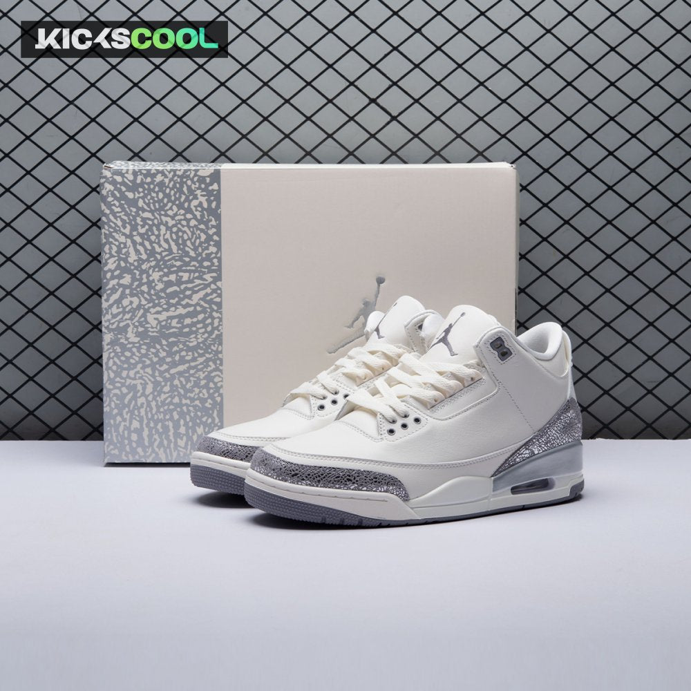 Jordan 3 Retro Sail Cement Grey CK9246-100 Unisex