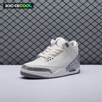 Jordan 3 Retro Sail Cement Grey CK9246-100 Unisex