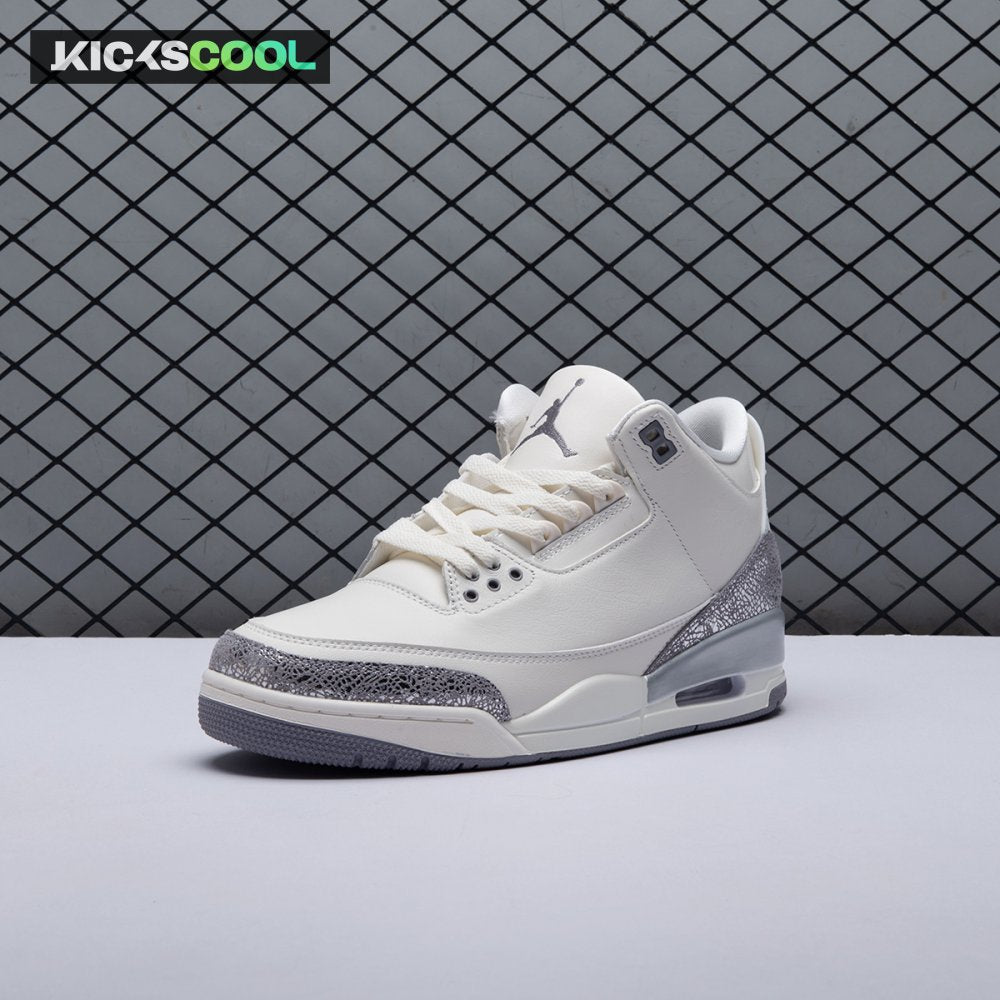 Jordan 3 Retro Sail Cement Grey CK9246-100 Unisex