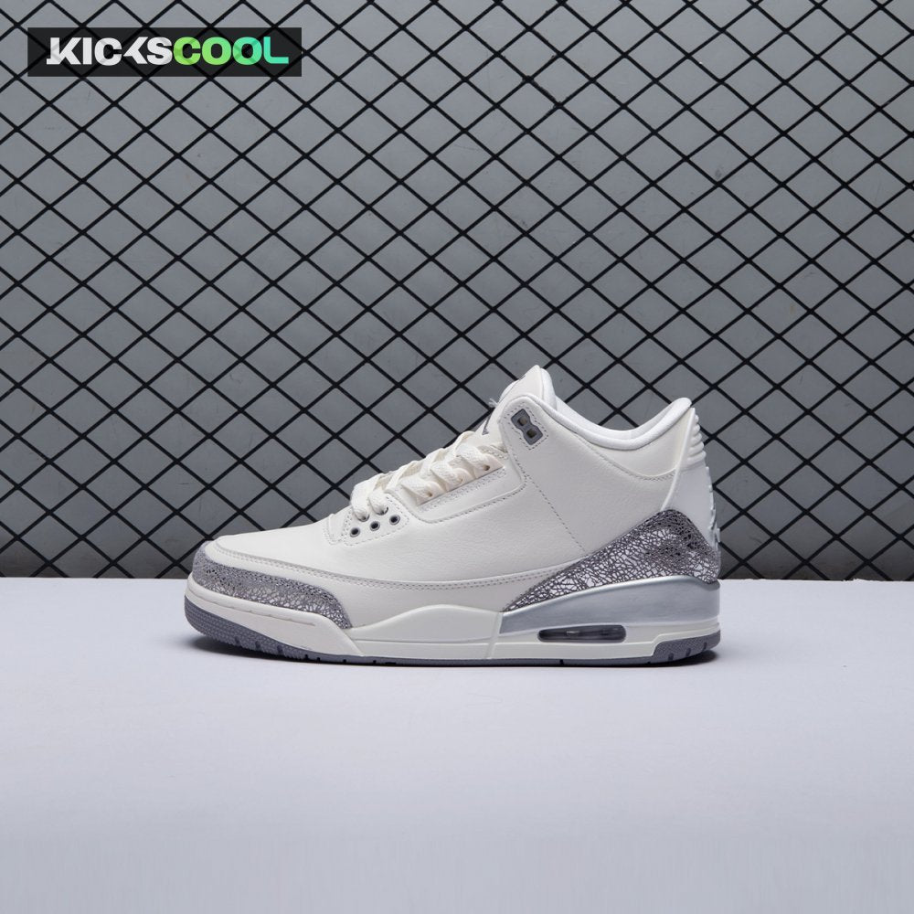 Jordan 3 Retro Sail Cement Grey CK9246-100 Unisex