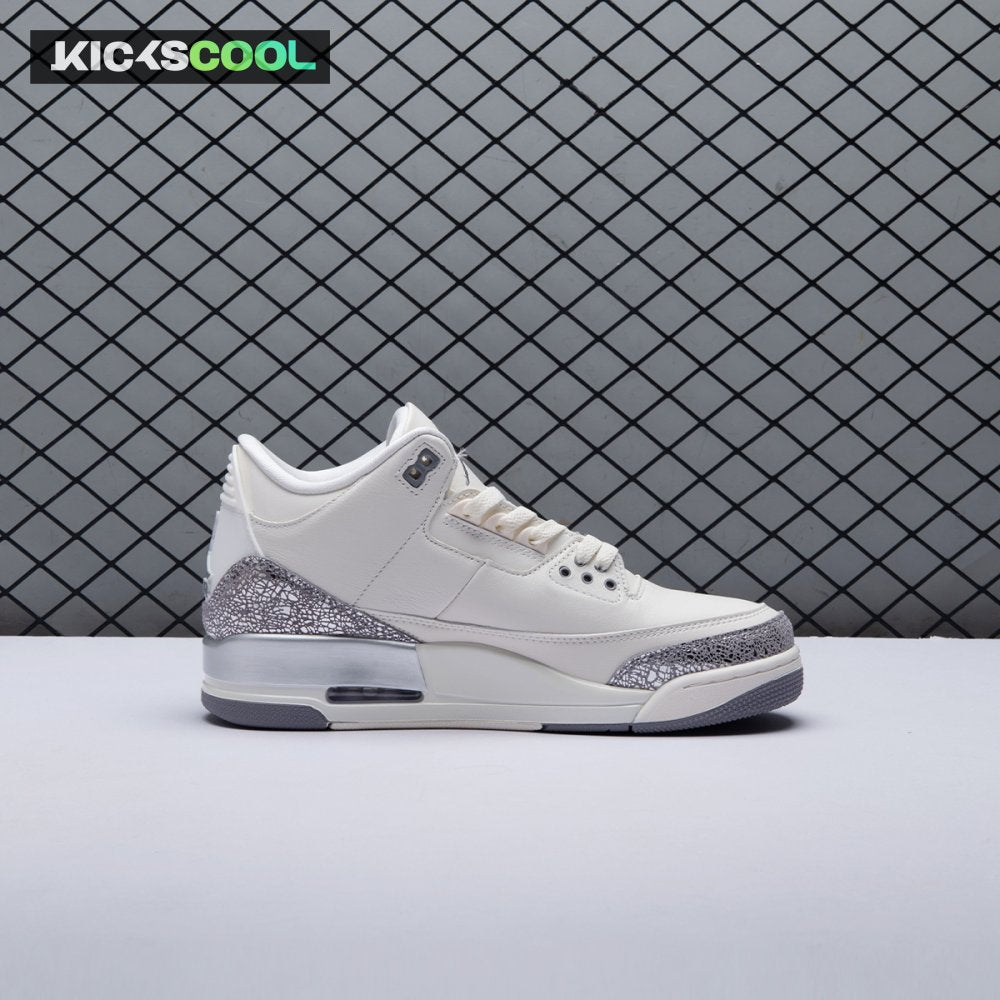 Jordan 3 Retro Sail Cement Grey CK9246-100 Unisex