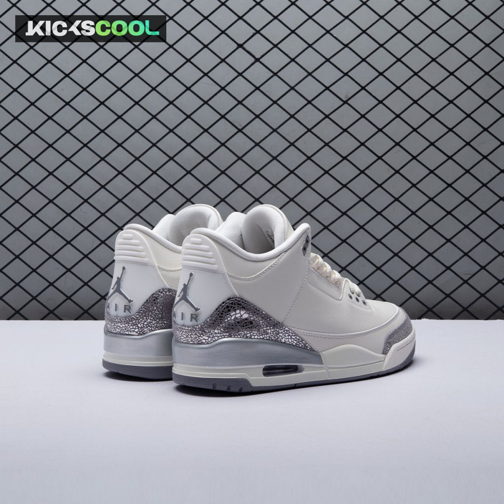 Jordan 3 Retro Sail Cement Grey CK9246-100 Unisex