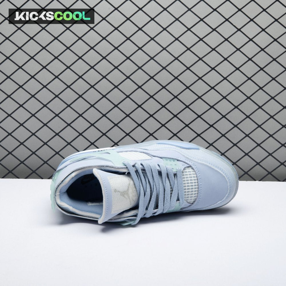 Jordan 4 x Off-White Blue Unisex