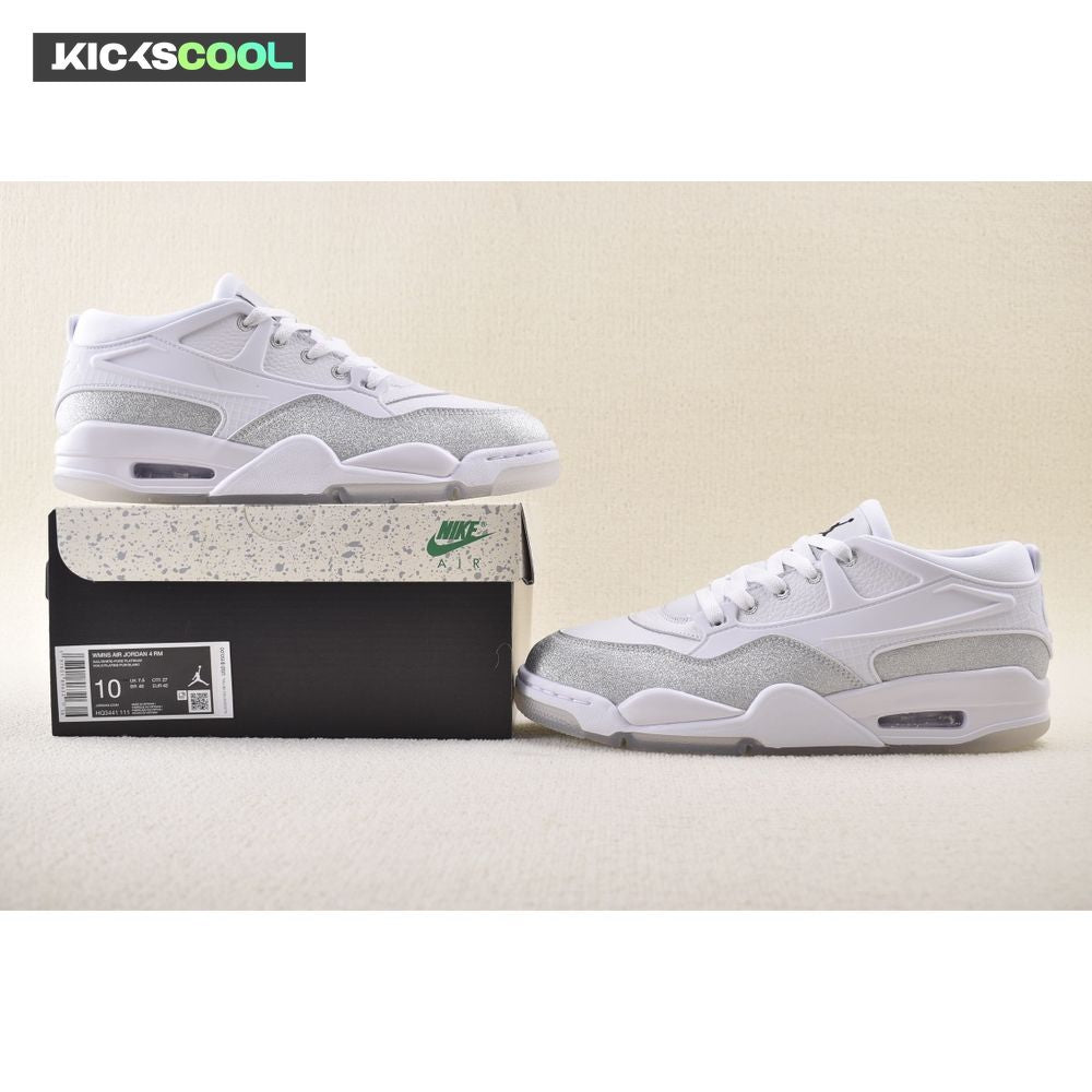 Jordan 4 RM White Metallic Silver HQ3441-111 Unisex