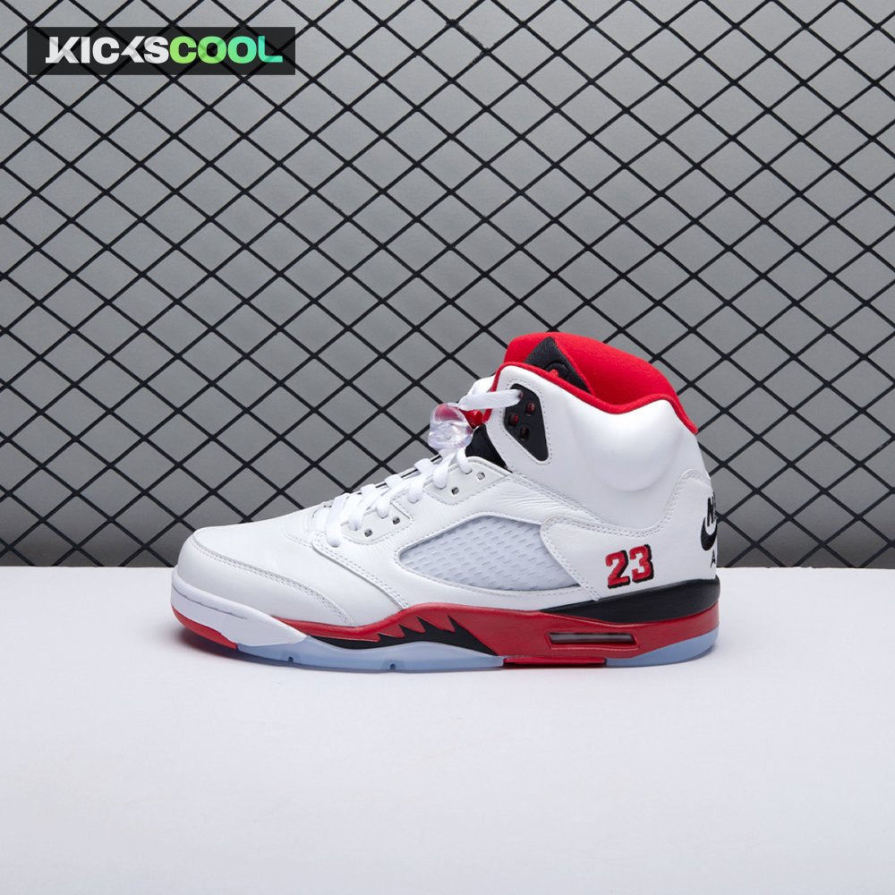 Jordan 5 Retro Fire Red Black Tongue (2025) HQ7978-101 Unisex