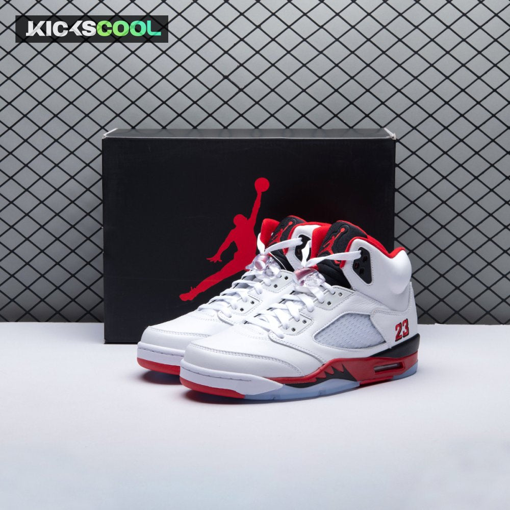 Jordan 5 Retro Fire Red Black Tongue (2025) HQ7978-101 Unisex