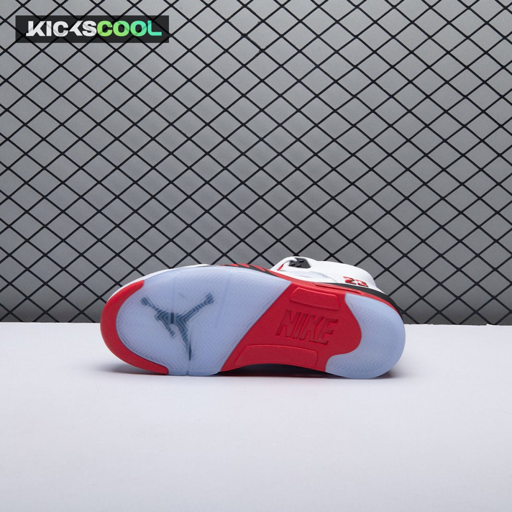 Jordan 5 Retro Fire Red Black Tongue (2025) HQ7978-101 Unisex