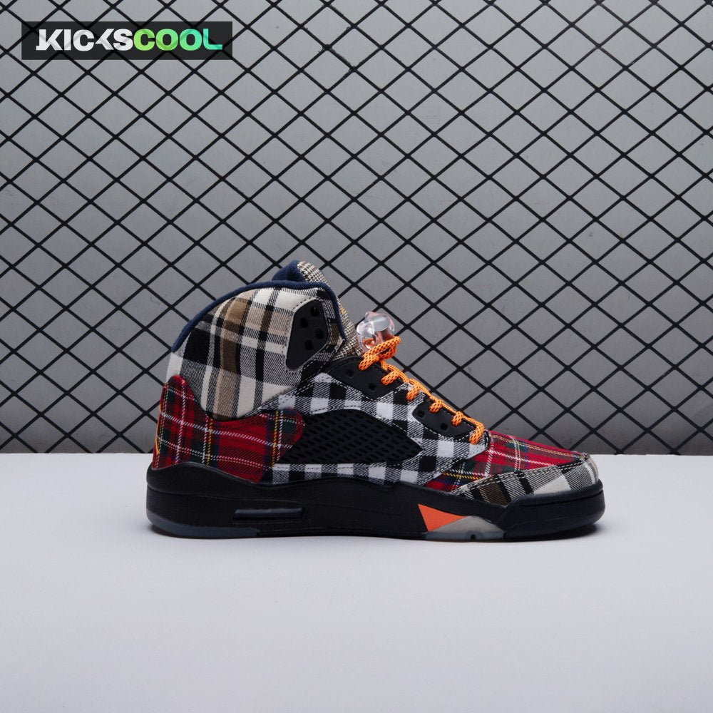 Jordan 5 Retro Plaid (GS) FD4814-008 Unisex