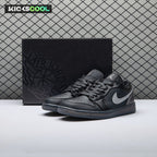 Jordan 1 Low Black White Dark Smoke Grey Unisex
